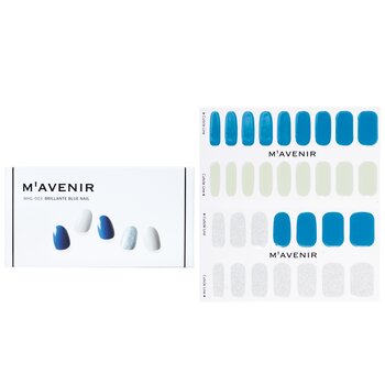 Mavenir Nail Sticker (Blue) - # Brillante Blue Nail