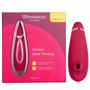 WOMANIZER Premium 2 Clitoral Stimulator - # Bordeaux