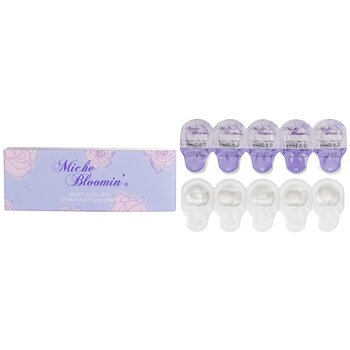 Miche Bloomin Quarter Veil 1 Day Color Contact Lenses (107 Clear Grege) - - 3.00
