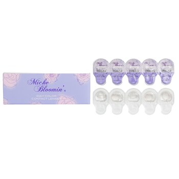 Miche Bloomin Quarter Veil 1 Day Color Contact Lenses (107 Clear Grege) - - 3.50