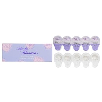 Miche Bloomin Quarter Veil 1 Day Color Contact Lenses (107 Clear Grege) - - 4.00