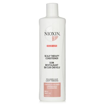 Nioxin Density System 3 Scalp Therapy Conditioner (Colored Hair, Light Thinning, Color Safe)