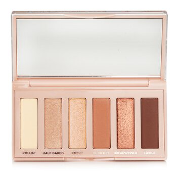 Urban Decay ネイキッド ハーフベイクド ミニ アイシャドウ パレット (Naked Half Baked Mini Eyeshadow Palette: 6x Eyeshadow (Rollin,Half Baked,Rocky,Buck Off,Breadwinner,Edible))