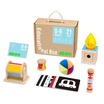 Tooky Toy Co 0-6m Educational Box