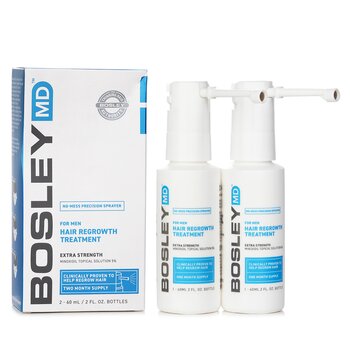 Bosley Mens Hair Re growth Treatment Spray (Minoxidil Topical Solution 5%)