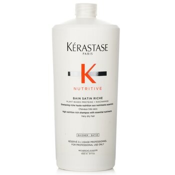 Kerastase Nutritive Bain Satin Riche High Nutrition Rich Shampoo With Essential Nutriments (Very Dry Hair)