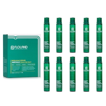 Floland ビオチン 頭皮冷却アンプル (頭皮と髪のケア用) (Exp. Date 30 Nov 2025) (Biotin Scalp Cooling Ampoule (For Scalp & Hair Care) (Exp. Date 30 Nov 2025))