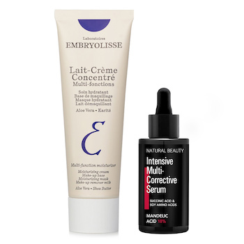 Embryolisse アンブリオリス - Lait Creme Concentre (24-Hour Miracle Cream) 75ml X ナチュラル ビューティ - Intensive Multi-Corrective Serum - Mandelic Acid 18% (Exp Date: 03/2026) 35ml (Embryolisse Lait Creme Concentre (24-Hour Miracle Cream) 75ml X Natural Beauty Intensive Multi-Corrective Serum - Mandelic Acid 18% (Exp Date: 12/2025) 35ml)