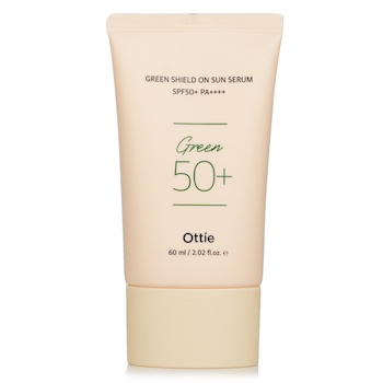 Ottie グリーン シールド オン サン セラム SPF50+ PA++++ (使用期限: 2026年1月29日) (Green Shield On Sun Serum SPF50+ PA++++ (Exp. Date 29 Jan 2026))