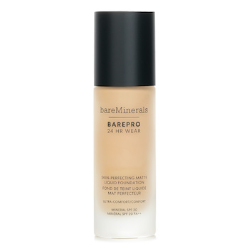 BareMinerals BAREPRO 24時間ウェア 肌を整えるマット リキッド ファンデーション ミネラル SPF 20 - # Fair 10 Warm (BAREPRO 24HR WEAR Skin Perfecting Matte Liquid Foundation Mineral SPF 20 - # Fair 10 Warm)