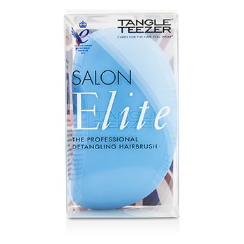 サロンエリートプロフェッショナルもつれ解消ヘアブラシ-ブルーブラッシュ（ウェット＆ドライヘア用）