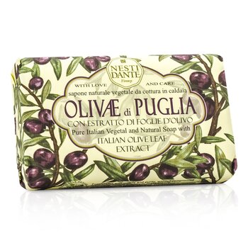 イタリアのオリーブ葉エキス入り天然石鹸-OlivaeDi Puglia