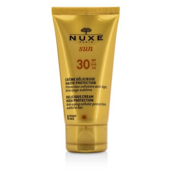 NuxeSunデリシャスクリームフェイスSPF30用ハイプロテクション