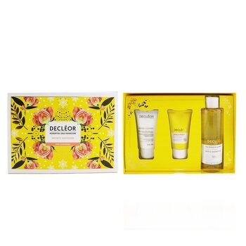 Infinite Soothing Rose Damascena Skincare Set: Aroma Cleanse Cleansing Mousse+ Day Cream & Mask+ Bath & Shower Gel