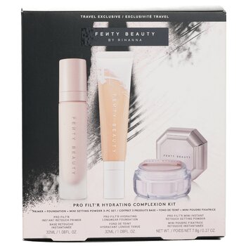 Pro Filt'R Hydrating Complexion Kit: Foundation 32ml + Primer 32ml + Instant Retouch Setting Powder 7.8g - #120