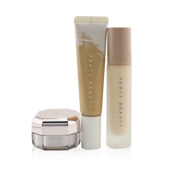 Pro Filt'R Hydrating Complexion Kit: Foundation 32ml + Primer 32ml + Instant Retouch Setting Powder 7.8g - #210