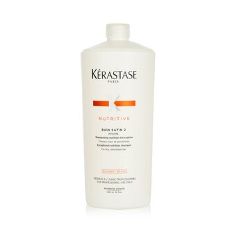 Nutritive Bain Satin 2 Exceptional Nutrition Shampoo (For Dry, Sensitised Hair)