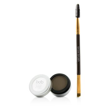 60 Seconds To Beautiful Brows Kit（1xブロウパウダー、1xデュアルエンドブロウブラシ）-トープ