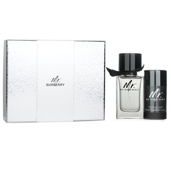 Mr. Burberry Coffret: Eau De Toilette Spray 100ml/3.3oz + Deodorant Stick 70g/2.4oz
