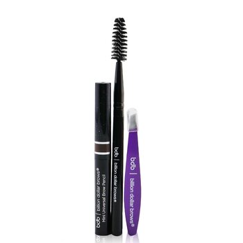 The Jet Setter Kit (Mini Universal Brow Pencil + Mini Tweezer + Mini Spoolie Brush)