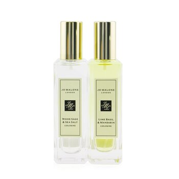 Cologne Duo: Lime Basil & Mandarin + Wood Sage & Sea Salt